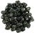 Matubo NIB-BIT 6 x 5mm Bead, Jet - Picasso, 2.5-Inch Tube