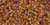 TOHO Round 15/0 Seed Bead Transparent Rainbow Frosted Dark Topaz, 2.5-Inch Tube