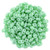 Matubo MiniDuo 4 x 2mm Bead, Pearl Coat - Mint Green, 2.5-Inch Tube