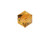 PRESTIGE 5601 6mm Faceted Cube Topaz