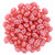Matubo SuperDuo 5 x 2mm Bead, Pearl Shine - Coral Pink, 2.5-Inch Tube