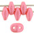Matubo SuperDuo 5 x 2mm Bead, Pearl Shine - Coral Pink, 2.5-Inch Tube