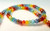 Rainbow Mini Rondelles AB 4x3mm.