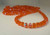 Chinese Glass Disc Rondelle Tangerine AB 7x5mm