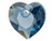PRESTIGE 6432 15mm Heart Cut Pendant Montana Sapphire