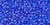 TOHO Round 15/0 Seed Bead Transparent Rainbow Sapphire, 2.5-Inch Tube
