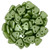 CzechMates Triangle 6mm Triangle Bead (Pearl Coat), Olive, 2.5-Inch Tube CzechMates Triangle 6mm Triangle Bead (Pearl Coat), Olive, 2.5-Inch Tube