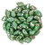Matubo GEMDUO 8 x 5mm Bead, Opaque Turquoise - Rembrandt, 2.5-Inch Tube