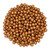 Starman Finial Half-Drilled Round Bead 2mm Tube 2.5" : ColorTrends: Saturated Metallic Russet Orange