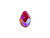 PRESTIGE 5500 9x6mm Teardrop Light Siam Shimmer 2x