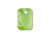 PRESTIGE 6435 12mm Emerald Cut Pendant Peridot