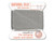 Griffin : No. 16 (1.05mm) 100% Silk Bead Cord, Grey, 2-Meter Card