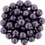 Starman Round Beads 6mm : ColorTrends: Saturated Metallic Tawny Port (50pcs)