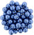Starman Round Beads 6mm : ColorTrends: Saturated Metallic Navy Peony (50pcs)