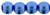 Starman Round Beads 6mm : ColorTrends: Saturated Metallic Navy Peony (50pcs)