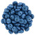 Starman Rondelle 6mm : Metallic Suede - Blue (50pcs)