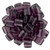 CzechMates Tile 6mm Bead, Med Amethyst - 50pcs CzechMates Tile 6mm Bead, Med Amethyst - 50pcs