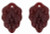 Starman Grape Bunches 16 x 11mm: Ruby (25pcs)