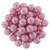 Starman Glass Pearls 6mm : Matte - Flamingo (25pcs)
