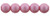 Starman Glass Pearls 6mm : Matte - Flamingo (25pcs)