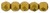 Starman Fire-Polish 2mm : Matte - Metallic Antique Gold (50pcs)
