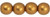 Starman Round Beads 6mm : ColorTrends: Saturated Metallic Hazel (50pcs)