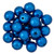 Starman Round Beads 8mm : ColorTrends: Saturated Metallic Galaxy Blue (25pcs)