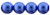 Starman Pearl Coat - Round 8mm : Pearl - Royal Blue (75pcs)