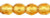 Starman Fire-Polish 4mm : Topaz - Silver-Lined (50pcs)