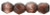 Starman Fire-Polish 4mm : Coated - Opaque Coffee (50pcs)