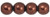 Starman Round Beads 6mm : ColorTrends: Saturated Metallic Chicory Coffee (50pcs)