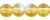 Starman Round Beads 6mm : Lt Topaz AB (50pcs)
