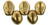 Starman Petals 8 x 6mm : Bronze (50pcs)