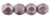 Starman Fire-Polish 6mm : ColorTrends: Sueded Gold Blackened Pearl (25pcs)