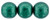 Starman Round Beads 8mm : ColorTrends: Saturated Metallic Martini Olive (25pcs)
