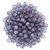 Starman English Cut Round 3mm : Luster - Transparent Denim Blue (50pcs)
