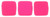 CzechMates Tile 6mm Bead, Neon Pink - 50pcs