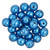 Starman Top Hole Round 6mm : ColorTrends: Saturated Metallic Nebulas Blue (25pcs)