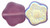 Starman Flowers 10 x 10mm : Matte - Med Amethyst AB (25pcs)