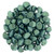 Starman Pinch Beads 5 x 3mm : Metallic Suede - Lt Green (50pcs)