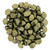 Starman Pinch Beads 5 x 3mm : Metallic Suede - Gold (50pcs)