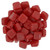 CzechMates Tile 6mm Bead, Opaque Red - 50pcs