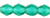 Starman Fire-Polish 3mm : Emerald (50pcs)