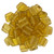 CzechMates Tile 6mm Bead, Gold Marbled - Topaz - 50pcs