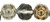 Starman Flowers 7 x 4mm : Half Coat - Bronze (50pcs)