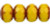 Starman Gem-Cut Rondelle 7 x 5mm : Copper - Opaque Yellow (25pcs)