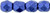 Starman Fire-Polish 3mm : ColorTrends: Saturated Metallic Lapis Blue (50pcs)