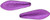 CzechMates Two-Hole Dagger 16 x 5mm Dagger Bead, ColorTrends Saturated Metallic Spring Crocus - 50pcs