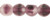 Starman German Style Triangle 8mm : Matte - Crystal/Amethyst (25pcs)