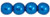 Starman Round Beads 6mm : ColorTrends: Saturated Metallic Galaxy Blue (50pcs)